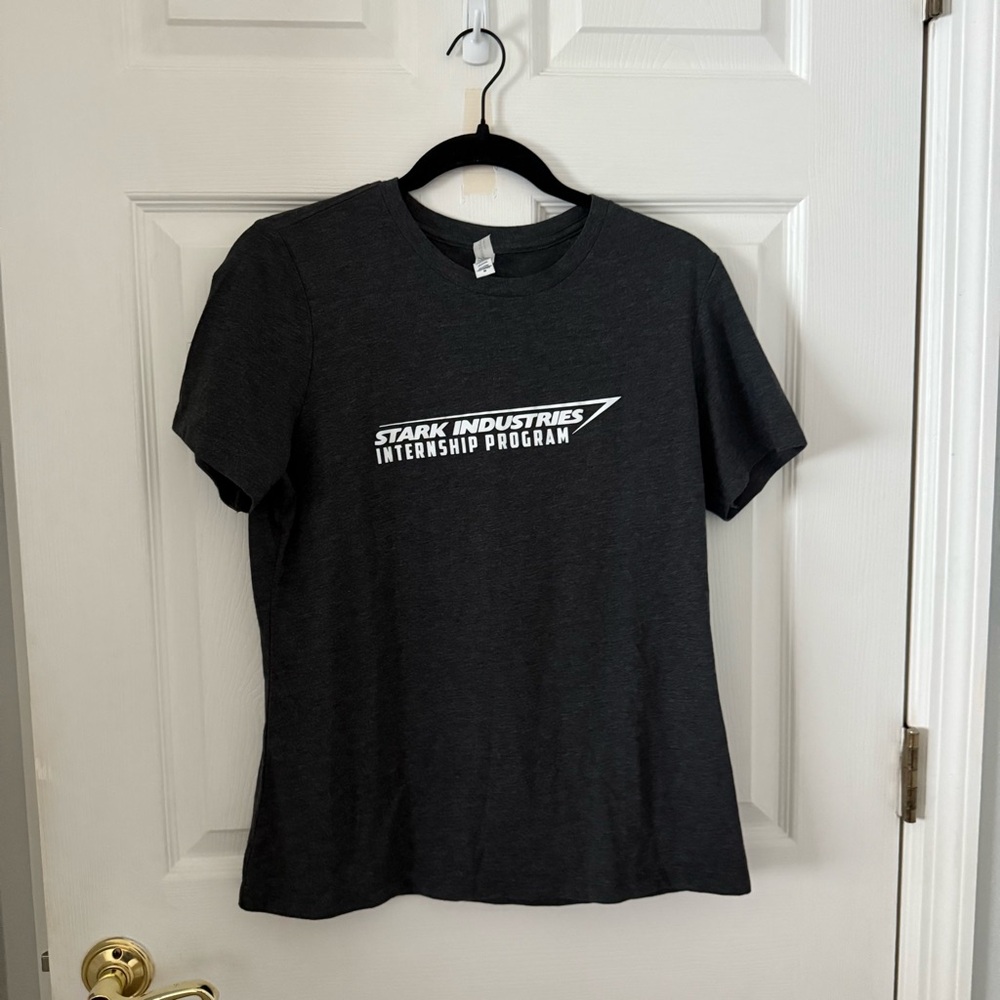 Bella Canvas Heather Gray Iron Man Reference T-Shirt
